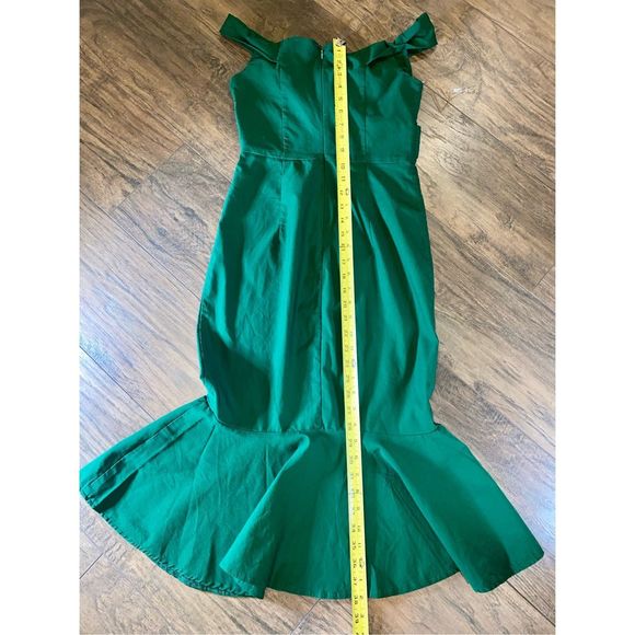 Women’s Slim Fit Hips-Wrapped Vintage Dress Mermaid Hemline - Picture 4 of 9